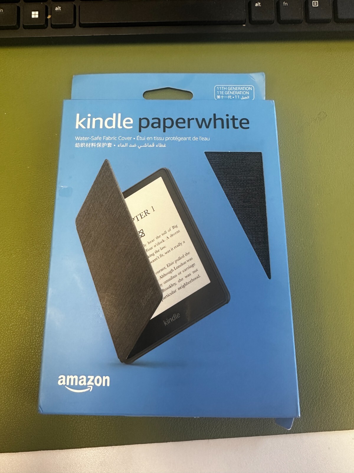 Amazon Kindle Paperwhite Waterproof Fabric Cover 11th Gen - Lightweight & Protective-image