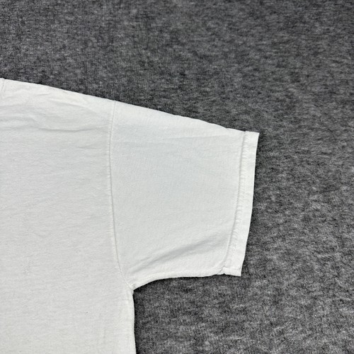 Star Wars Shirt Large Boys White Blue Graphic Short Sleeve Animation Galaxy Logo - Picture 5 of 11