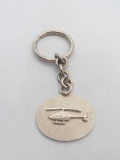 Helicopter: 925 Silver Keychain - Air Force - Pilot - Helicopter