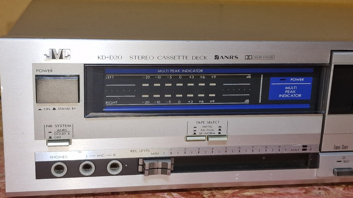 JVC - A-K10, KD-D20 - Cassette deck, Integrated amplifier