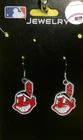 Cleveland Indians Logo Dangle Earrings (Zinc) MLB Licensed Baseball Jewelry NEW