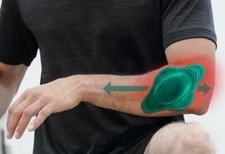 Tennis and Golfers Elbow Massager/Cross Friction Massage for Elbow Tendonitis