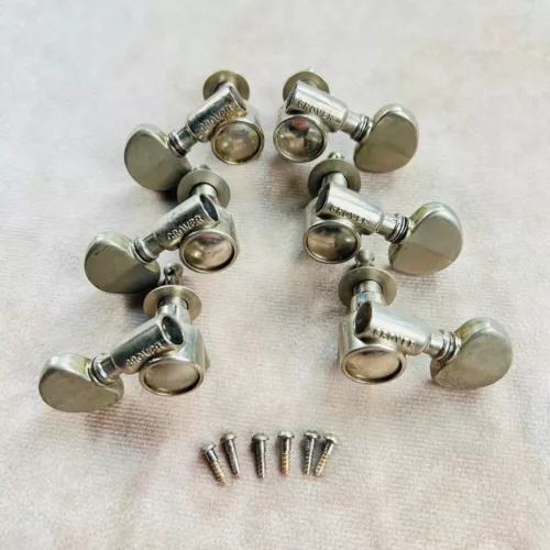 Grover 3x3 Milk Bottle Rotomatic Tuners 70s - Nickel