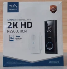 Eufy Battery Video Doorbell w/ 2K Resolution Video Doorbell S220 P/N T8212111-1