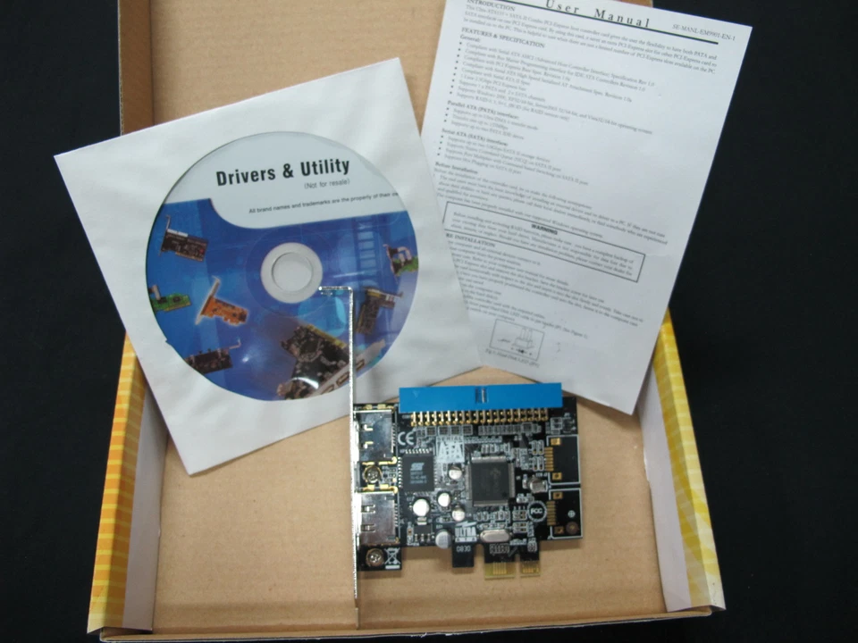 Xsonic 2 Port eSATA2 + ATA133 PCI express MODEL : FG-EJ363-1A2E-A4-01-UN01-[F03] - Image 4 of 4