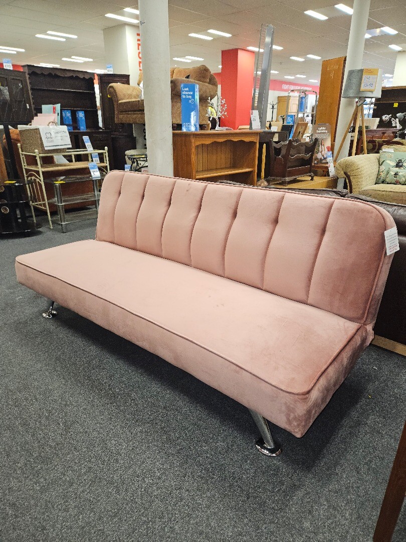 Blush Pink Sofa Bed CS L36 eBay