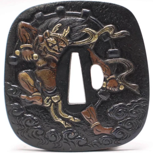 921f Tsuba Masaaki Ishiguro Korin No Zu Period Piece - Picture 2 of 4
