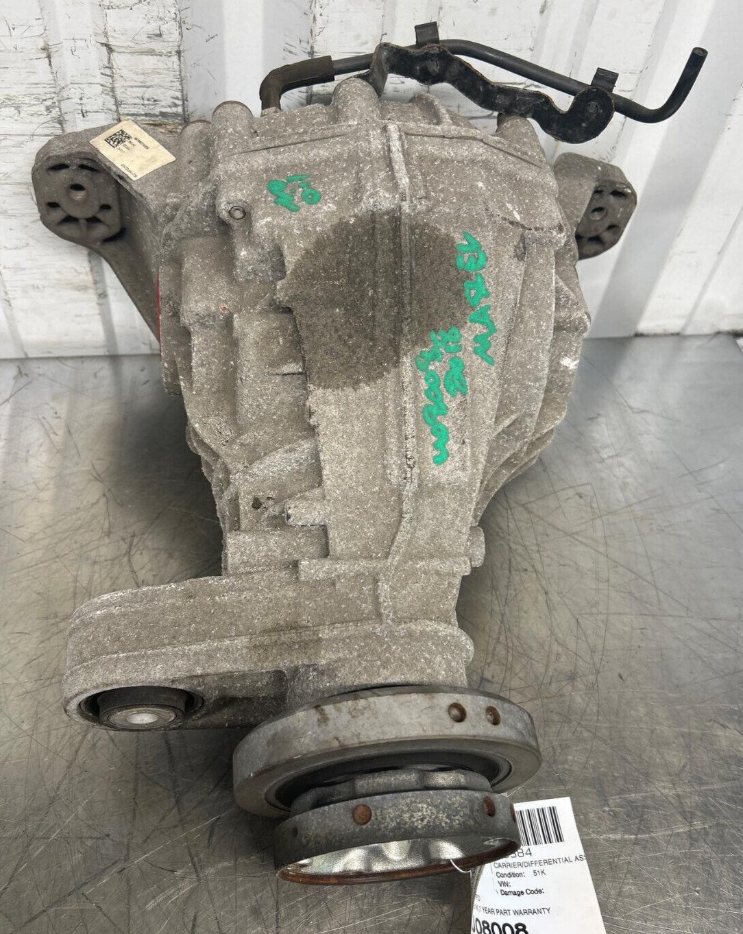 2018 Maserati Levante 3.0 Rear Carrier Differential Case 2.80 Ratio 51K Mile Awd