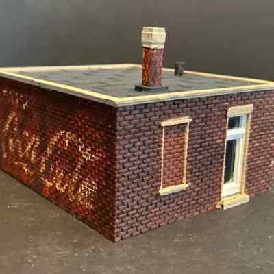 1/87 HO Scale Buildings City Scene Model Train Railway Modern Office Kit Toys