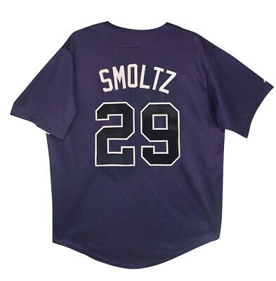 Nike Men's Atlanta Braves John Smoltz #29 Navy T-Shirt