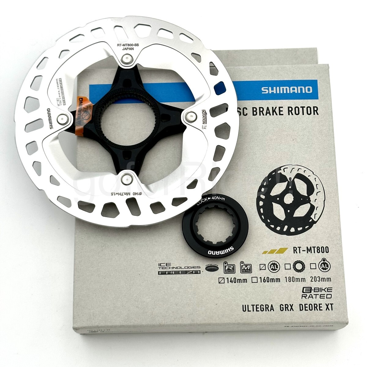 2pcs Shimano XT RT-MT800 160+140 Bike Disc Brake Rotor CenterLock