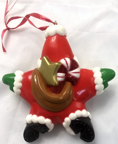 Adorno Estrella de Papá Noel 1984 Sello Recuerdo Adorno de Navidad Plástico De Colección - Imagen 7 de 12