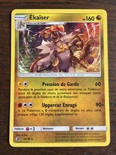 Carte Pokémon HOLO Ekaïser 54/70 SL7.5 Soleil & Lune Majesté des Dragons FR NEUF