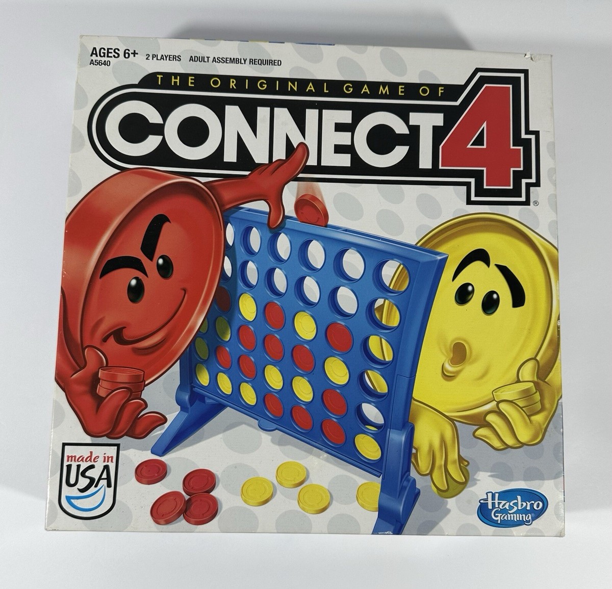 Hasbro Original Game Of Connect Four 4 The Win Family Fun Ages 6+