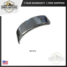 Set of 2 Chrome Plated Mini Bike Fender 18" x 5.5" x 4.75" for 6" &  8" Tires