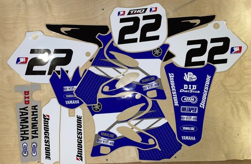 2000 2001 2002 YAMAHA YZ426F BLUE TEAM GRAPHICS STICKERS DECALS MX MOTOCROSS - Foto 4