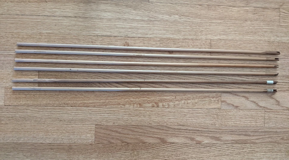 9 ejes de flecha de madera de cedro Port Orford Foto 3 de 3