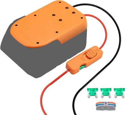 Upgraded Battery Adapter Compatible for Ridgid 18V Battery Adapter All-In-One De