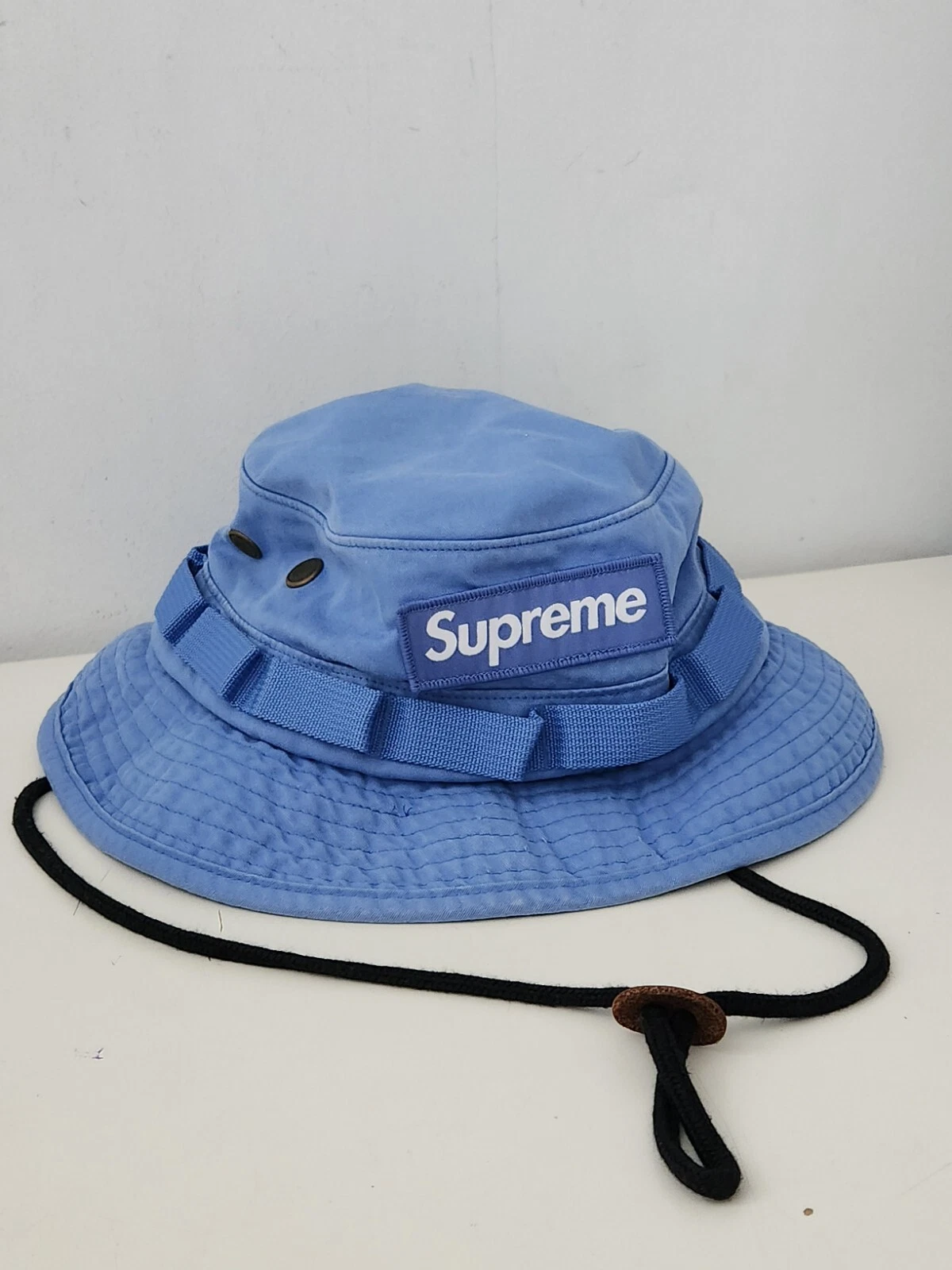 SS22 Chapeau Seau Militaire Suprême Boonie Bleu M/L Concasseur Medium/Large