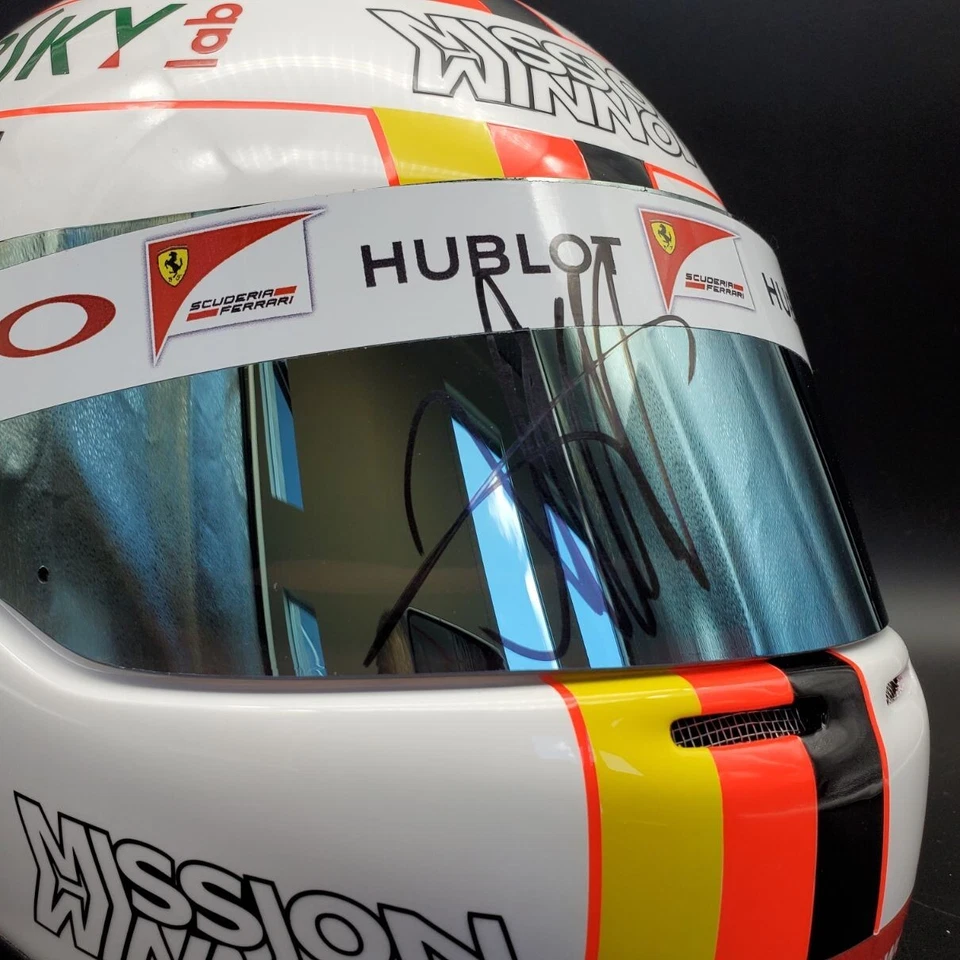 Sebastian Vettel Signed Helmet Visor 2019 Display Tribute 1:1 AS-00701 - Image 2 of 4