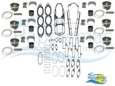 Johnson Evinrude 200 225 250 HP V6 Powerhead Rebuild Kit Piston Gasket 93-Up