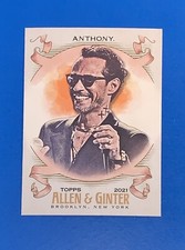 2021 Topps Allen & Ginter Actor Marc Anthony Trading Card #269 Musician NM-MINT