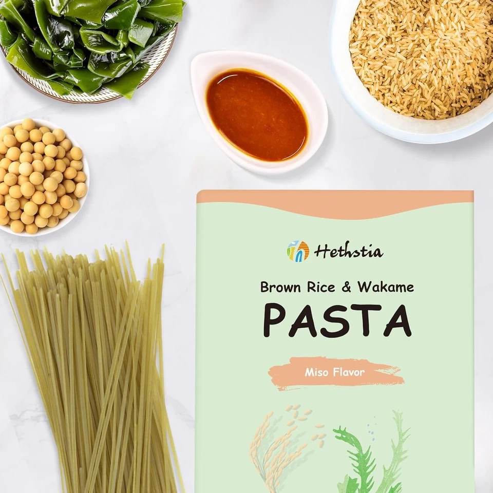 Rice Noodle Miso Sauce Included Organic Brown Rice Pasta Gluten-Free Whole Grain - Image 4 of 4