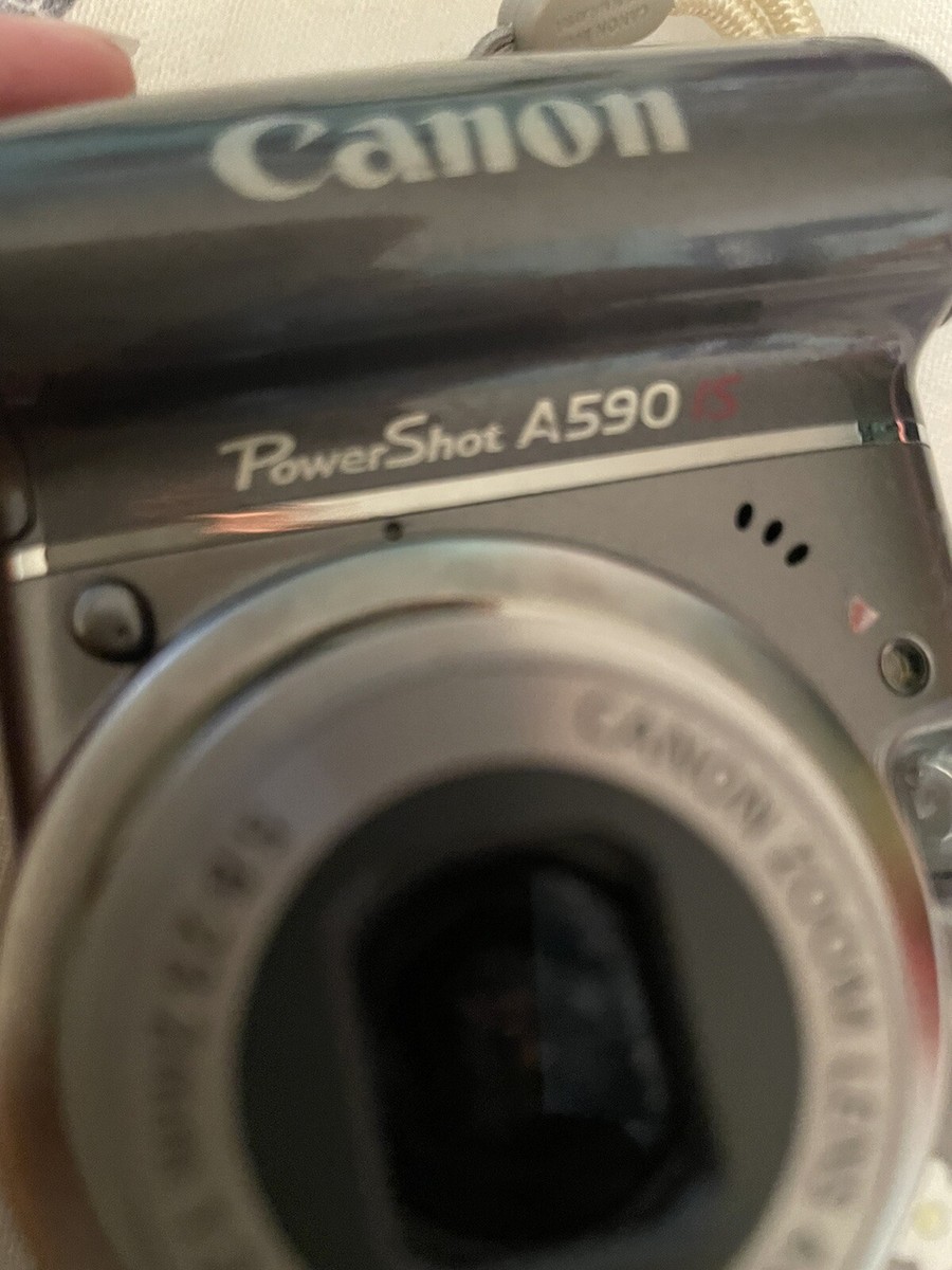 Canon PowerShot A590 IS 8.0MP Digital Camera - Gray - Read