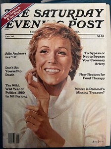 Saturday Evening Post February 1980 - Julie Andrews - Billy Graham - The Pope
