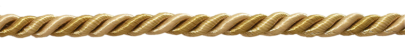 Triple Toned Gold 5/16"" Decorative Rope Cord Lion's Pride [10 Yards]