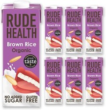 Image of Rude Health Organic Brown Rice Drink, 1 Litre (Pack of 6)