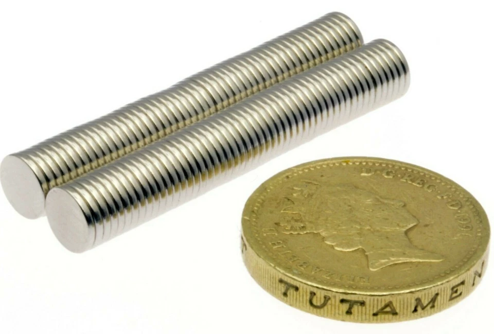 POWER MAGNET STORE Super Strong Magnets 1/4" x 1/32" Thin Small Powerful * 240g PULL * Disc 6mm 1mm