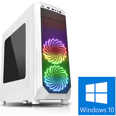 Megaschneller AMD Quad-Core 3,8 8 GB 1 TB Gaming-Desktop-PC Computer Windows 10 PW