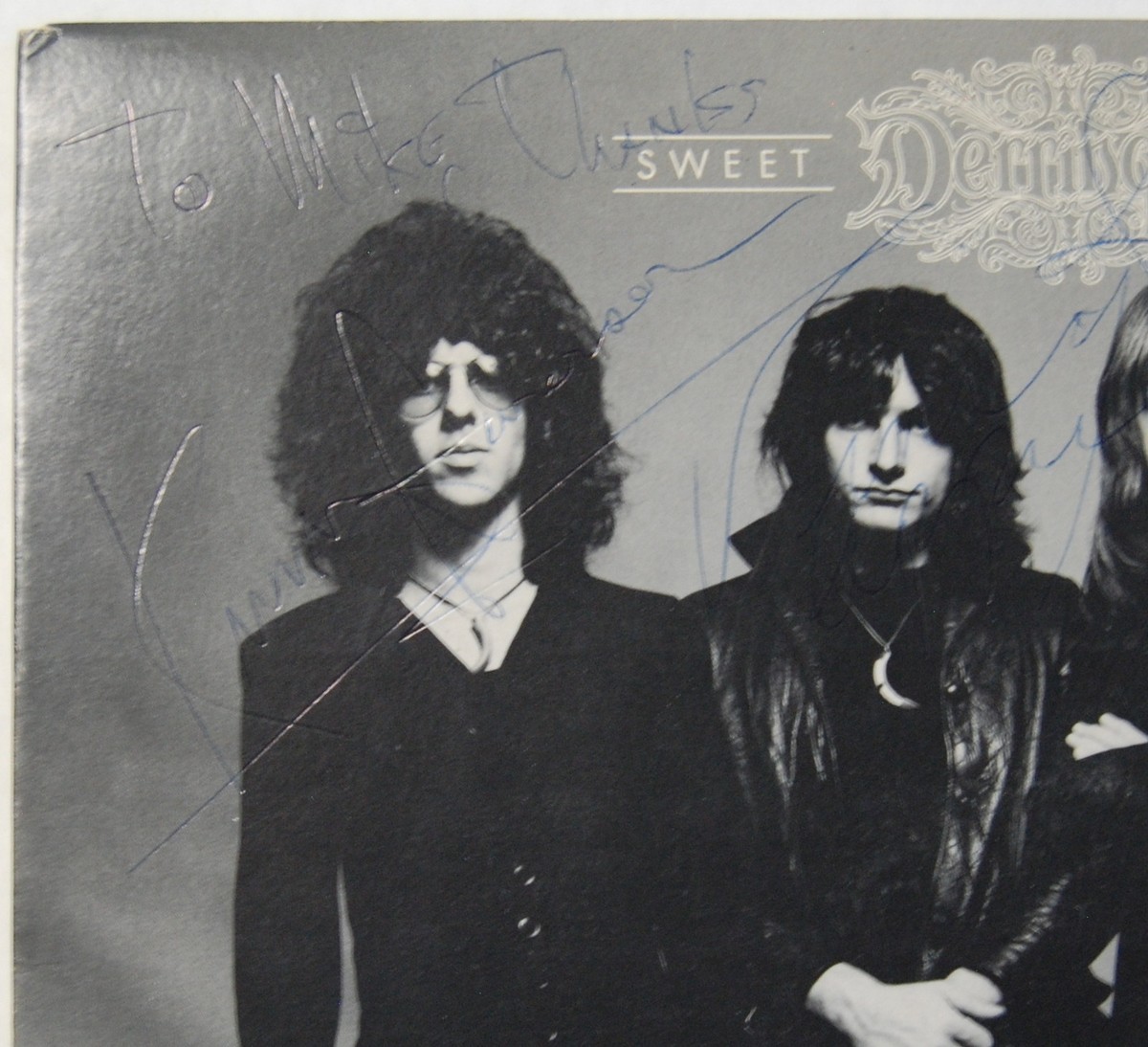 Derringer Sweet Evil 25AP352 初期盤 LP洋楽 DERRINGER Sweet Evil 1977 US AUTOGRAPHED LP Vintage APPICE