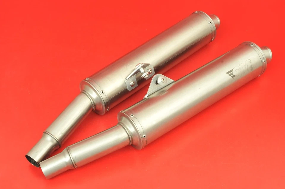 1987 - 1992 Ducati 851 888 SM SilMotor tubo de escape silenciador cabeçalho - Imagem 3 de 4