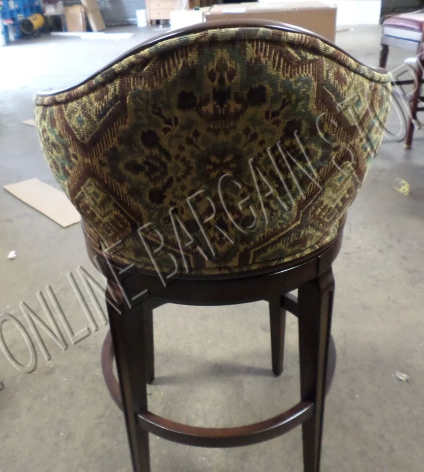 1 Передняя дверь Nicholson низкий задний барный стул стойка бар кухонный табурет дерево кожа - Изображение 2 из 4