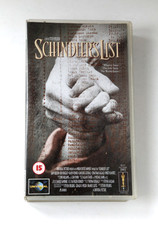 Schindlers List - VHS Video Tape - Steven Spielberg - Cert 15 Movie