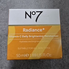 No7 Radiance+ Vitamin C Brightening Hydrating Face & Neck Moisturiser 50 ml