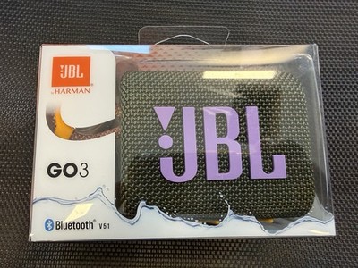  JBL GO3 Portable Waterproof Wireless Speaker - Black