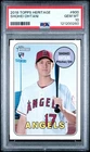 2018 Topps Heritage Shohei Ohtani Rookie RC #600 PSA 10 GEM MT