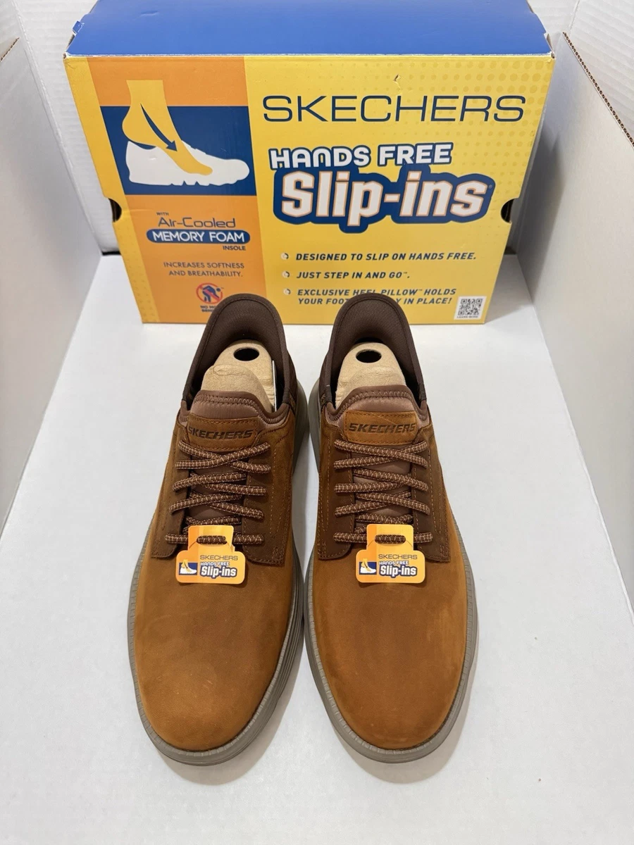 Zapatos Casuales Sin Cordones Para Hombre - Parte Superior De Cuero, Cremallera Lateral, Cómodos Para Caminar Y Uso Diario
