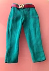 Doll Clothes Vintage Mattel Barbie Pants With Attached Belt
