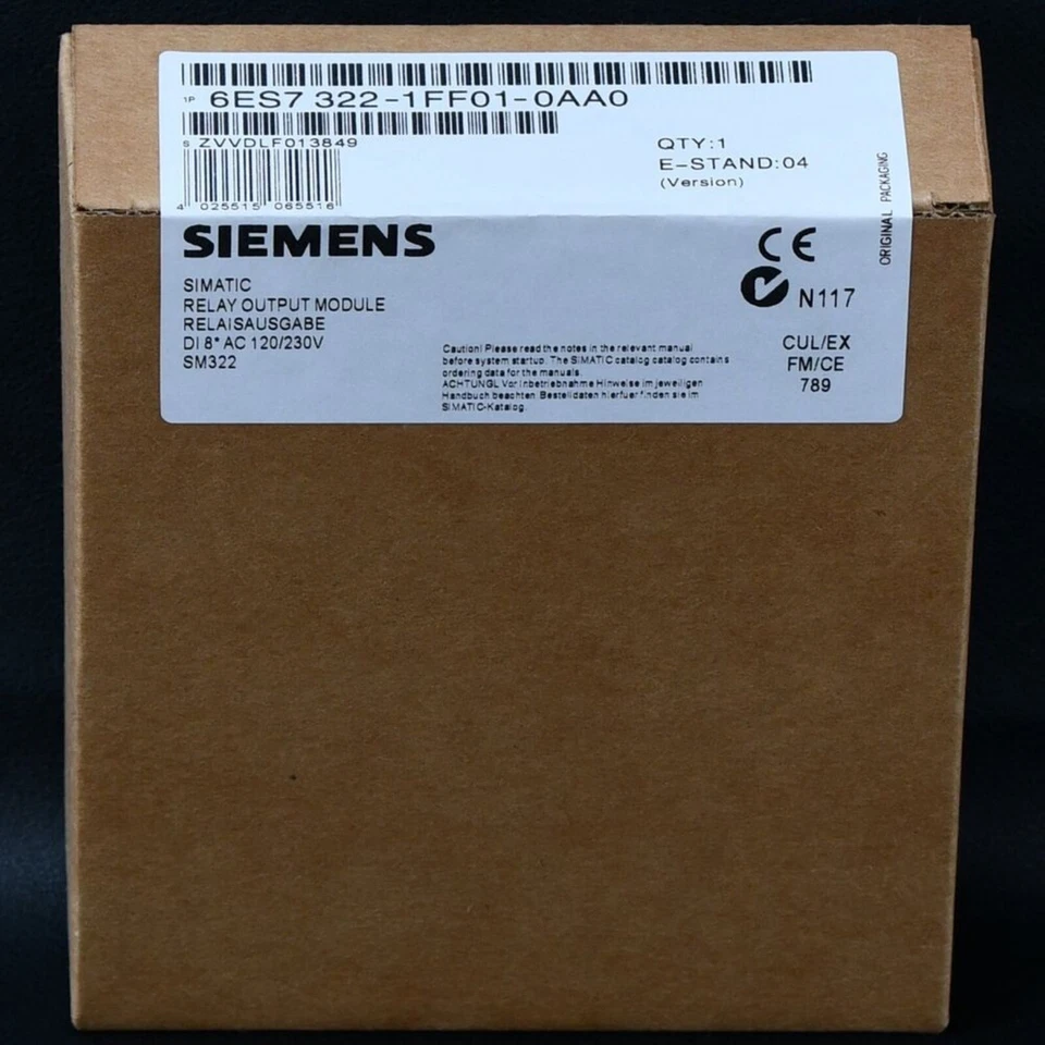 New In Box Relay Output Module 6ES7 322-1FF01-0AA0 6ES7322-1FF01-0AA0 SM9T - Image 3 of 4