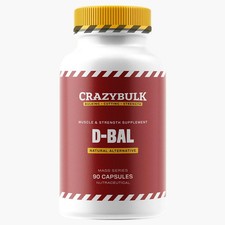 CrazyBulk D BAL for Muscle  Strength Supplement 90 Capsules
