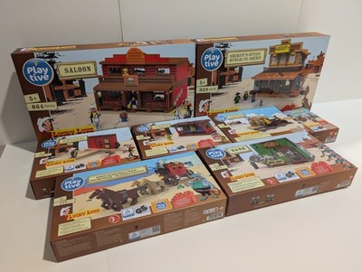 Lidl Playtive Clippys Lucky Luke * 8 Sets *NEU&OVP*