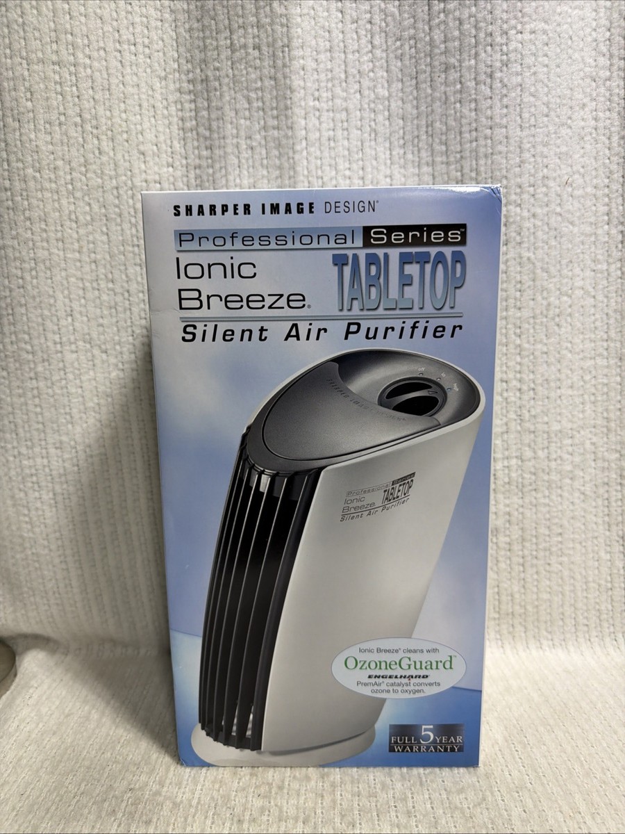 Sharper Image Tabletop Ionic Breeze SI719 Silent Air Purifier for