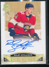 2019-20 The Cup Riley Stillman Gold Auto RC /36 #102 Rookie Florida Panther A549