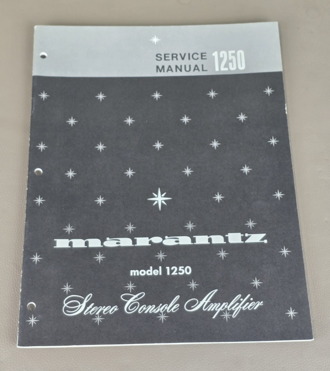 Marantz Model 1250 Service Manual D-3875
