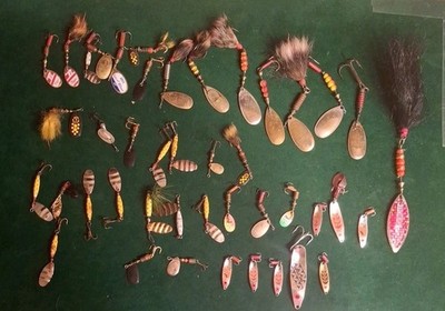 Vintage Lot Of 40 Plus Mepps Spinners/Spoons