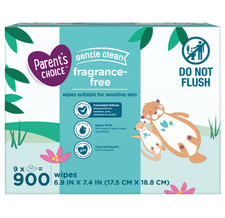 Parents Choice Baby Wipes, Fragrance Free Baby Wipes 900